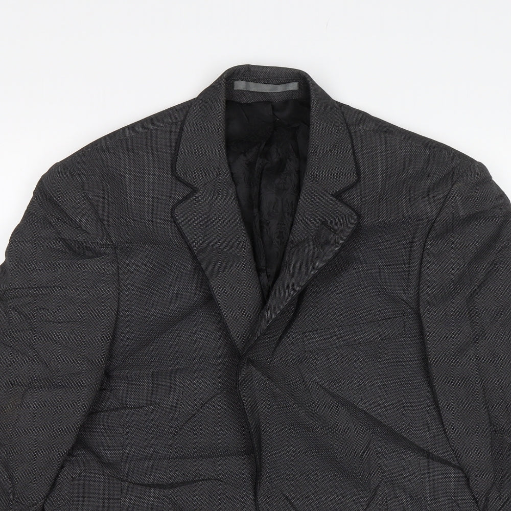 Mens UK Size 38 Red Herring Regular Grey Suit Jacket