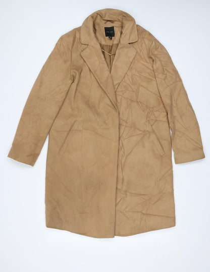 Womens UK Size 12 New Look Brown Overcoat