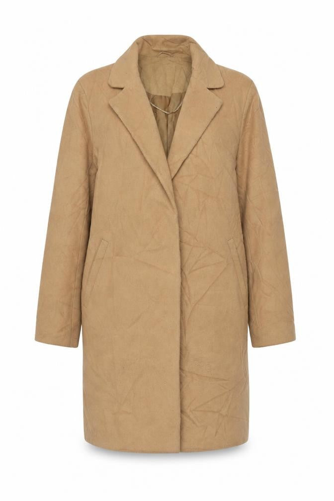 Womens UK Size 12 New Look Brown Overcoat