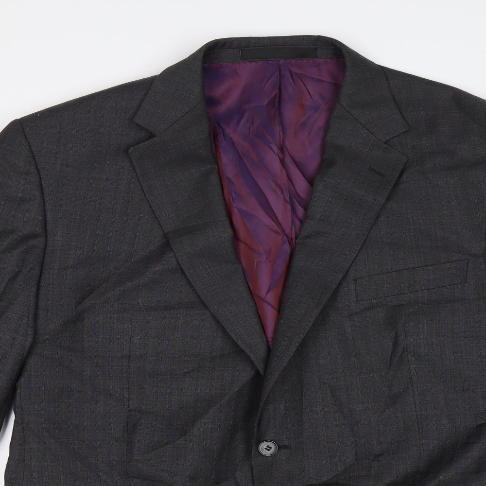 Mens UK Size 44 Marks and Spencer Regular Grey Suit Jacket