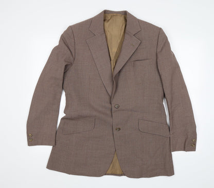 Thomas Davis Mens Brown   Jacket Blazer Size 38