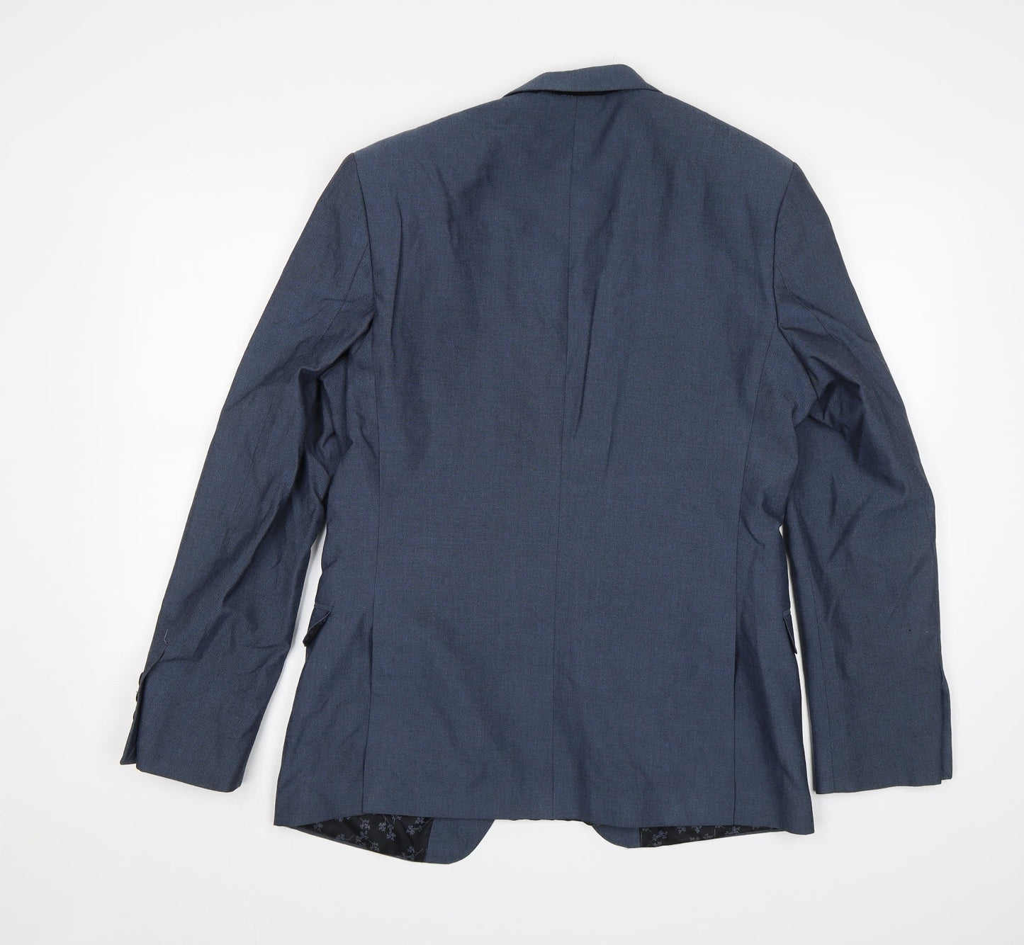 Mens UK Size 38 limehaus Regular Blue Suit Jacket