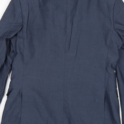 Mens UK Size 38 limehaus Regular Blue Suit Jacket