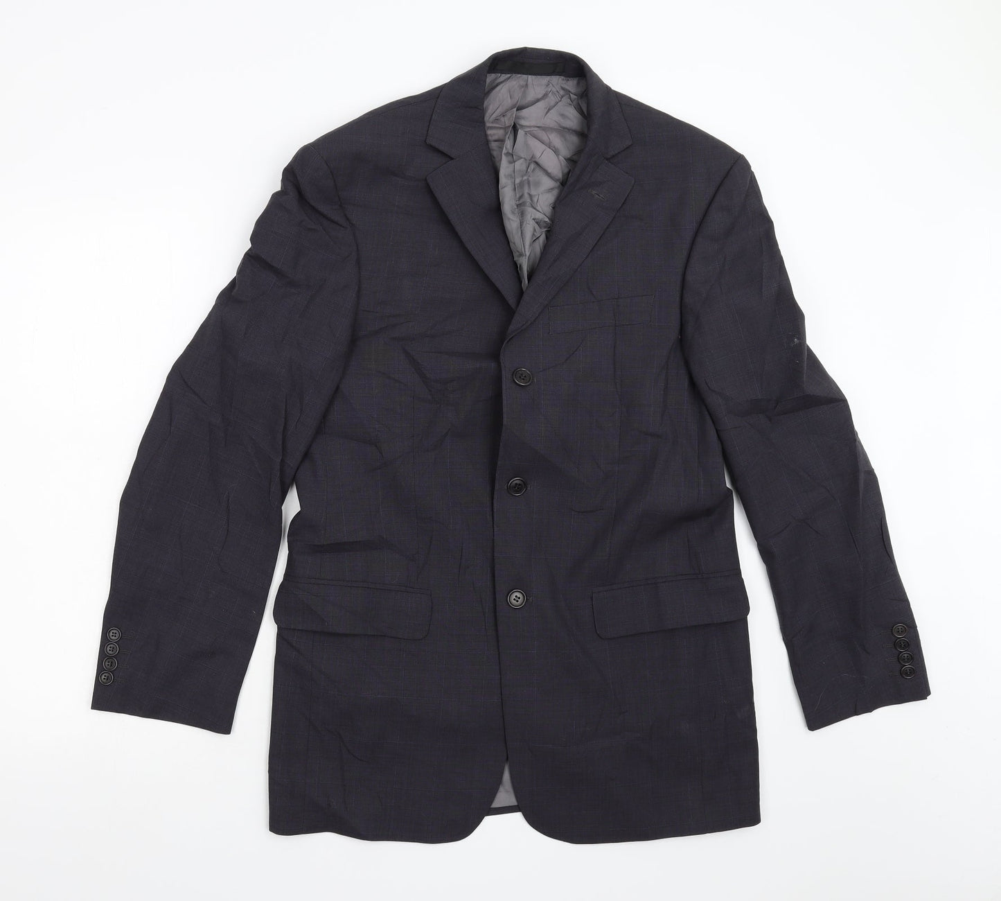 Mens UK Size 36 M&S Regular Grey Suit Jacket