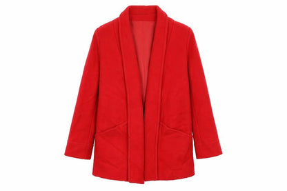 Kashmour Womens Red   Overcoat Coat Size M