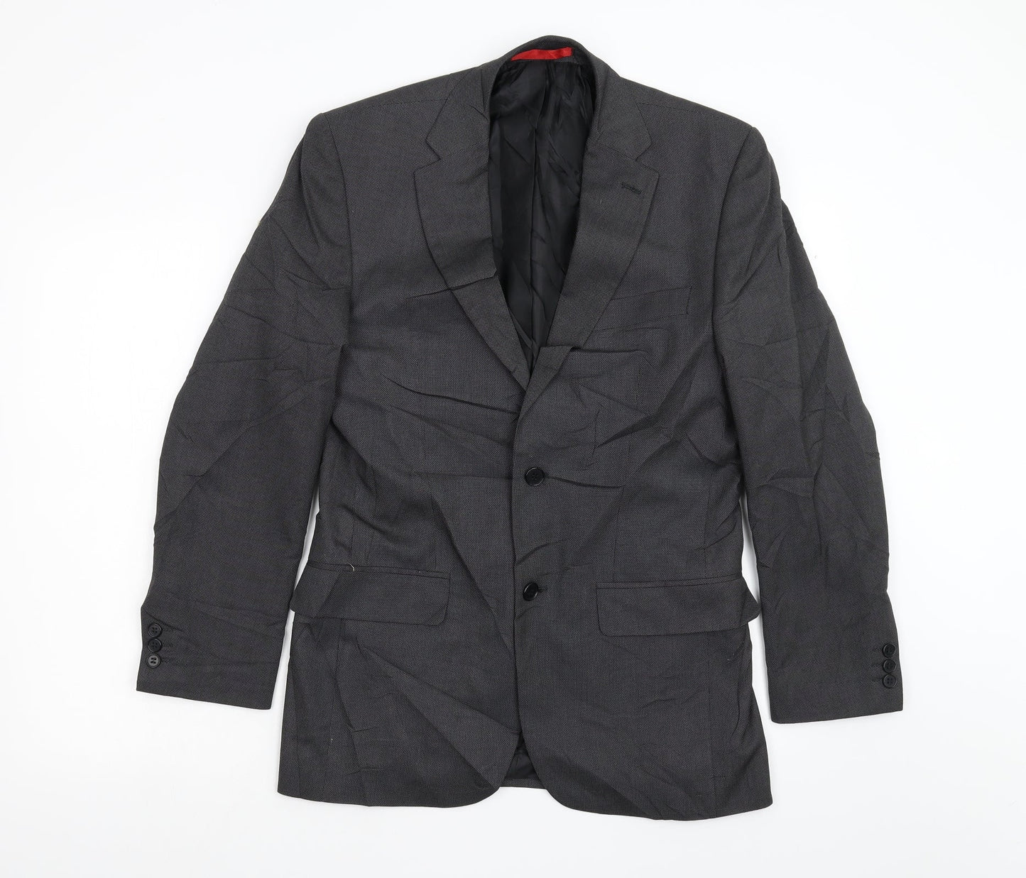 Mens UK Size 36 Burton Regular Grey Suit Jacket