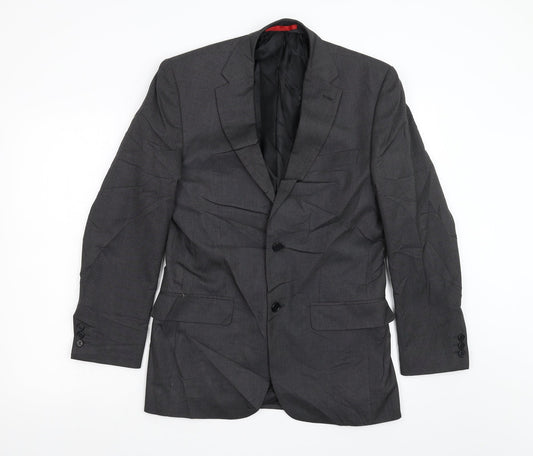Mens UK Size 36 Burton Regular Grey Suit Jacket