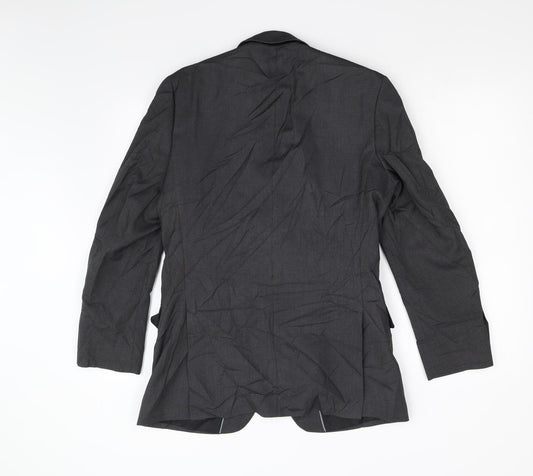 Mens UK Size 36 Burton Regular Grey Suit Jacket