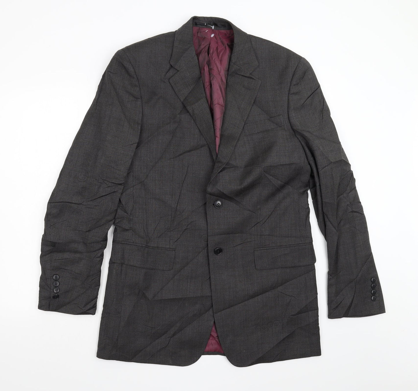 Mens UK Size 38 John Lewis Regular Grey Suit Jacket