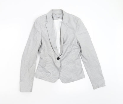 H&M Womens Grey   Jacket Blazer Size 32