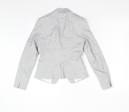 H&M Womens Grey   Jacket Blazer Size 32