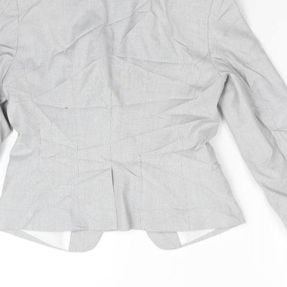H&M Womens Grey   Jacket Blazer Size 32