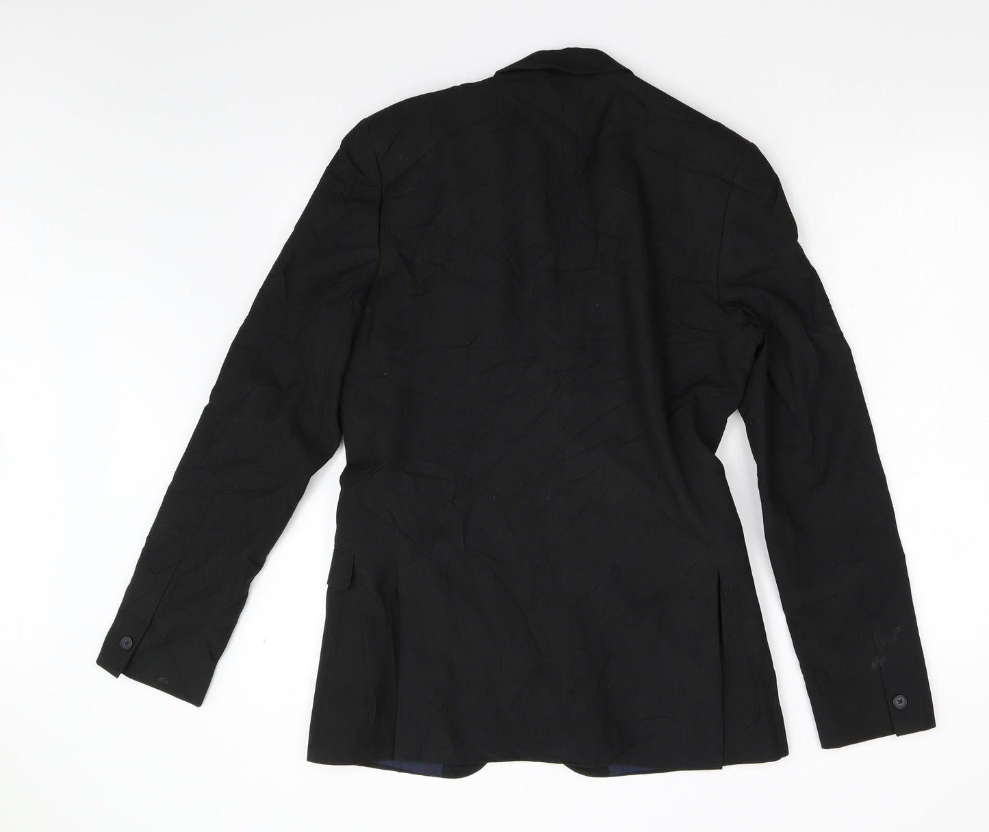 Mens UK Size 36 Red Herring Regular Black Suit Jacket