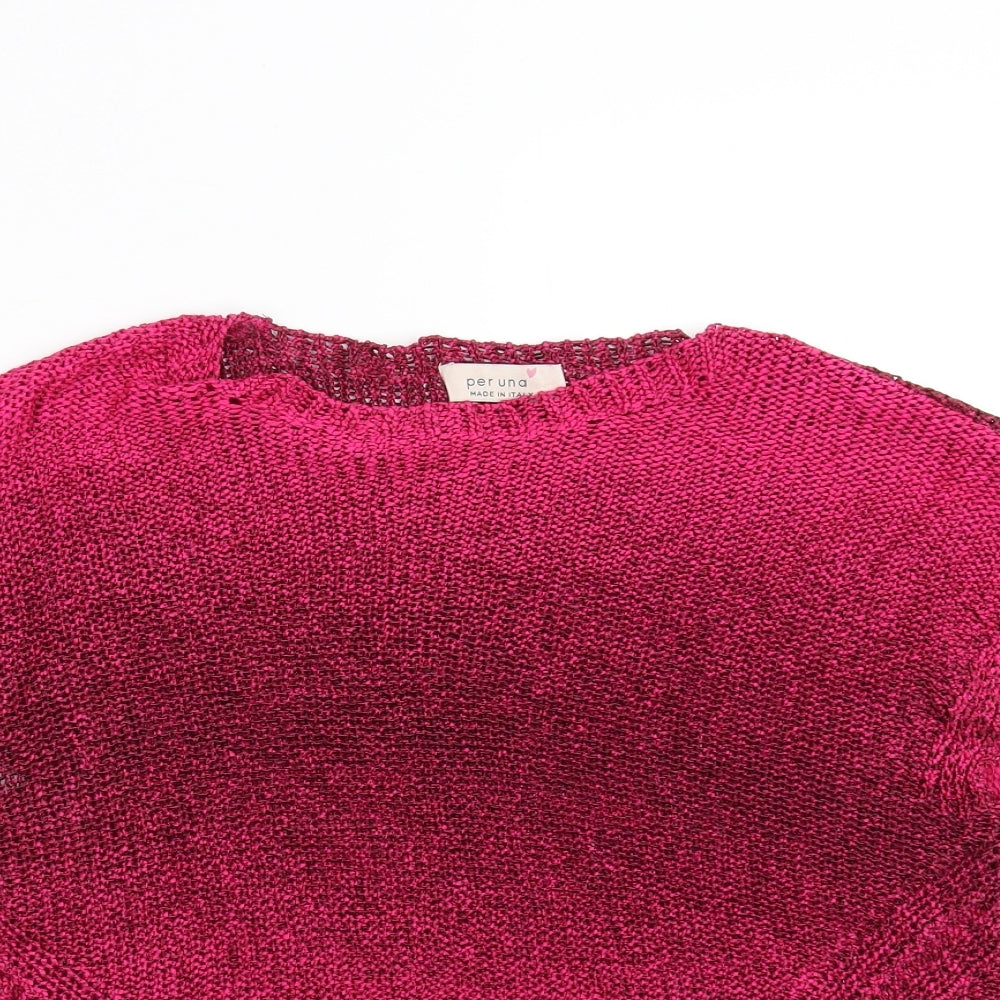 Womens UK Size 14 Per Una Pink Pullover Jumper