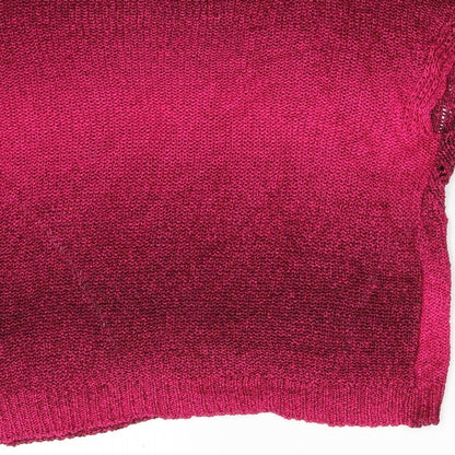 Womens UK Size 14 Per Una Pink Pullover Jumper