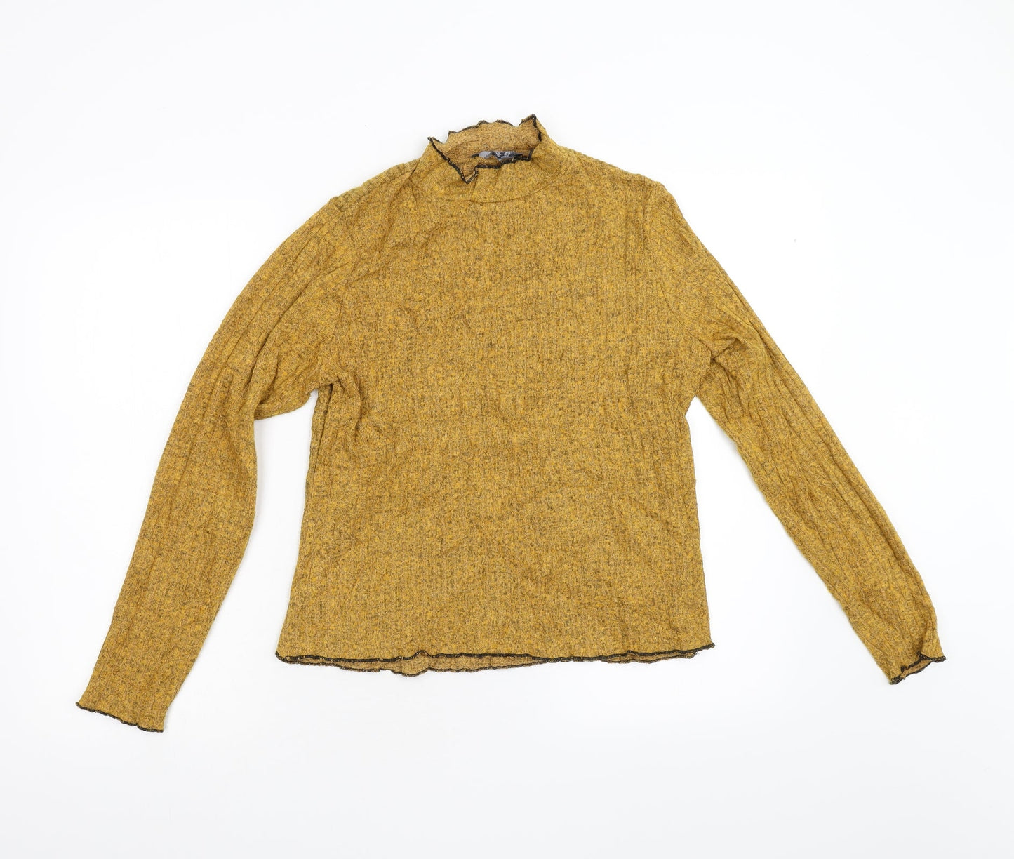 Primark Womens Yellow  Knit Pullover Jumper Size L