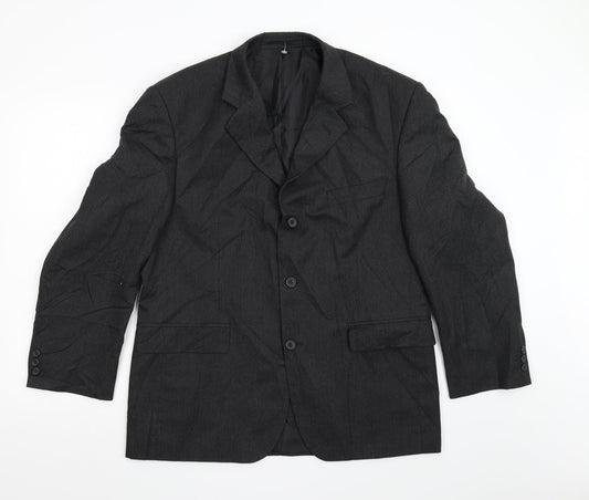 Mens UK Size 42 Burton Regular Grey Suit Jacket