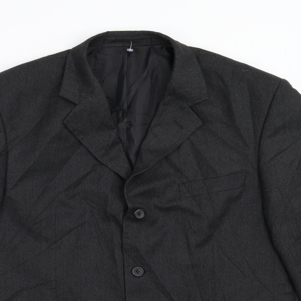 Mens UK Size 42 Burton Regular Grey Suit Jacket