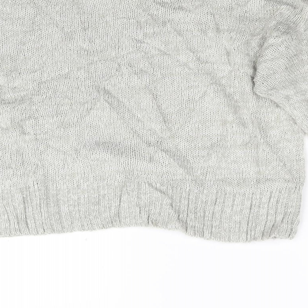 Womens UK Size L New Look Grey Pullover Jumper