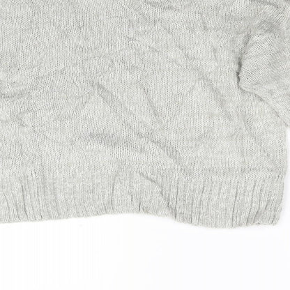 Womens UK Size L New Look Grey Pullover Jumper