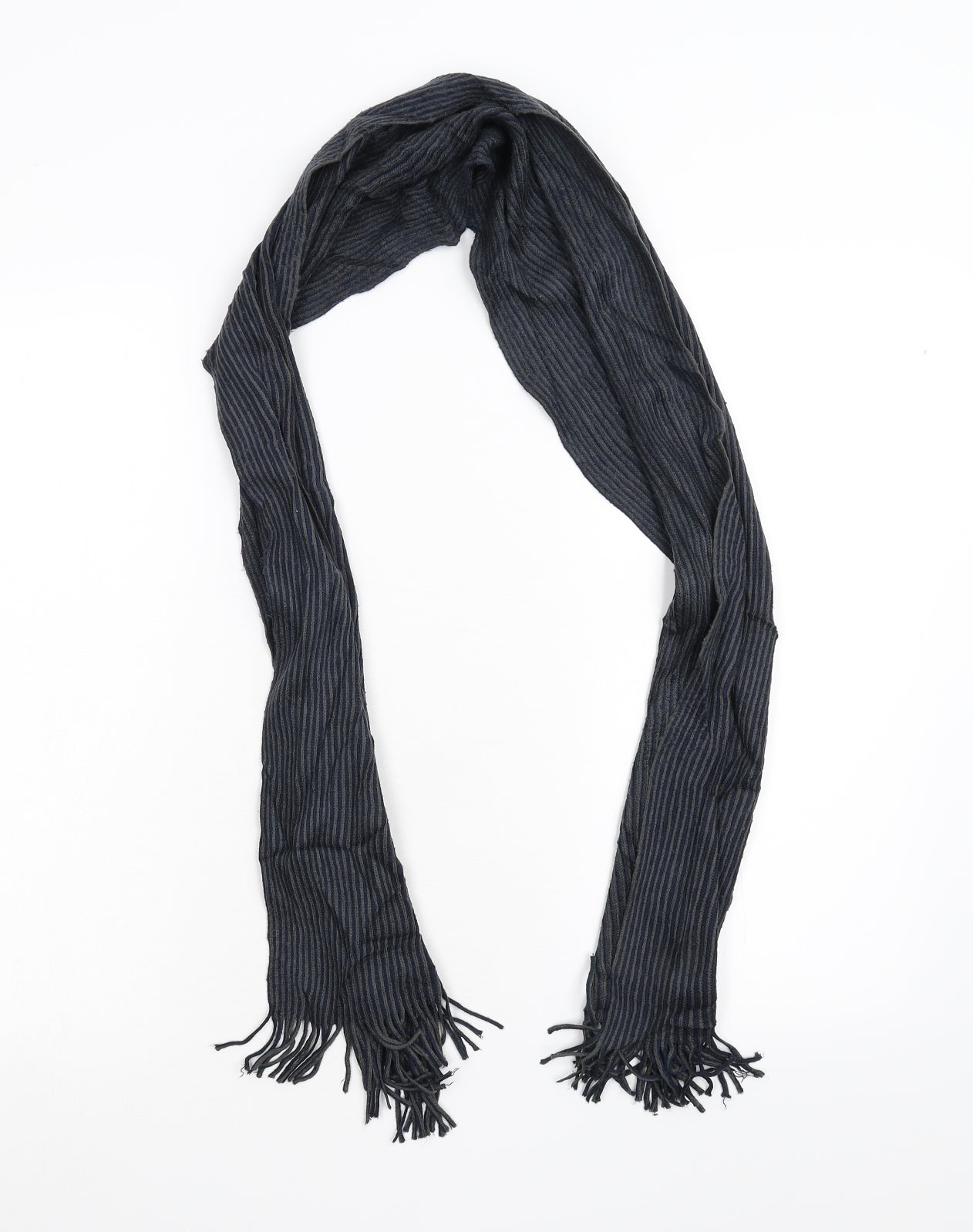 Preworn Unisex Blue   Scarf  One Size
