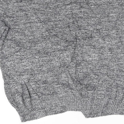 Divided Womens Grey  Knit Cardigan Jumper Size M