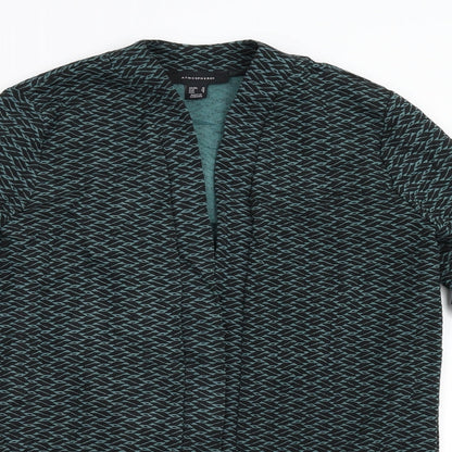 Primark Womens Green Geometric  Jacket  Size 10