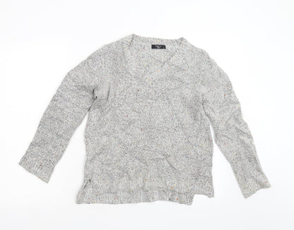 Womens UK Size 14 M&Co Grey Pullover Jumper