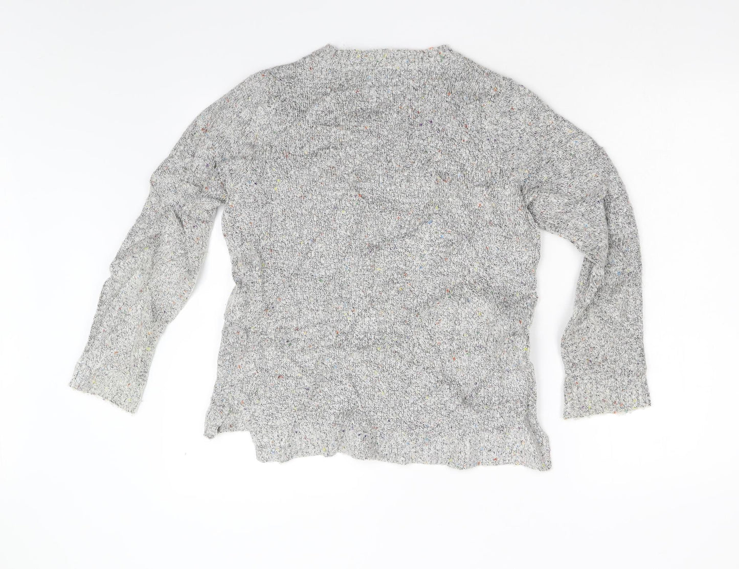 Womens UK Size 14 M&Co Grey Pullover Jumper