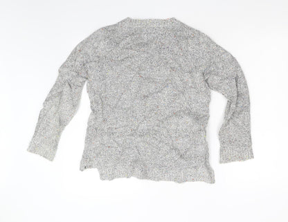 Womens UK Size 14 M&Co Grey Pullover Jumper