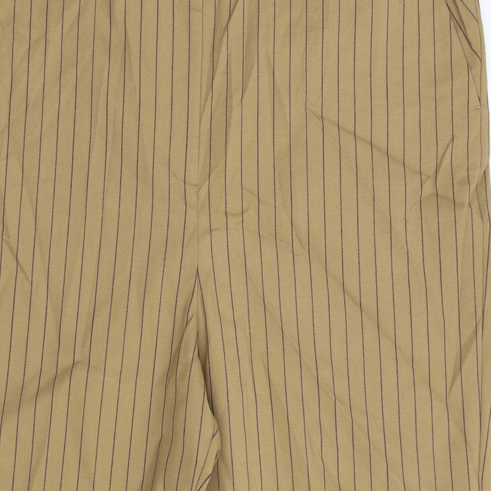 Autograph Womens Brown Striped  Trousers  Size 22 L31 in