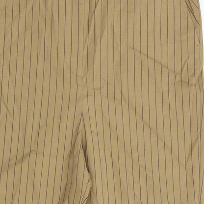 Autograph Womens Brown Striped  Trousers  Size 22 L31 in
