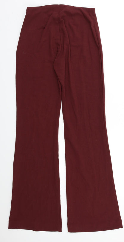 Womens UK Size S H&M Regular Fit  Purple Trousers