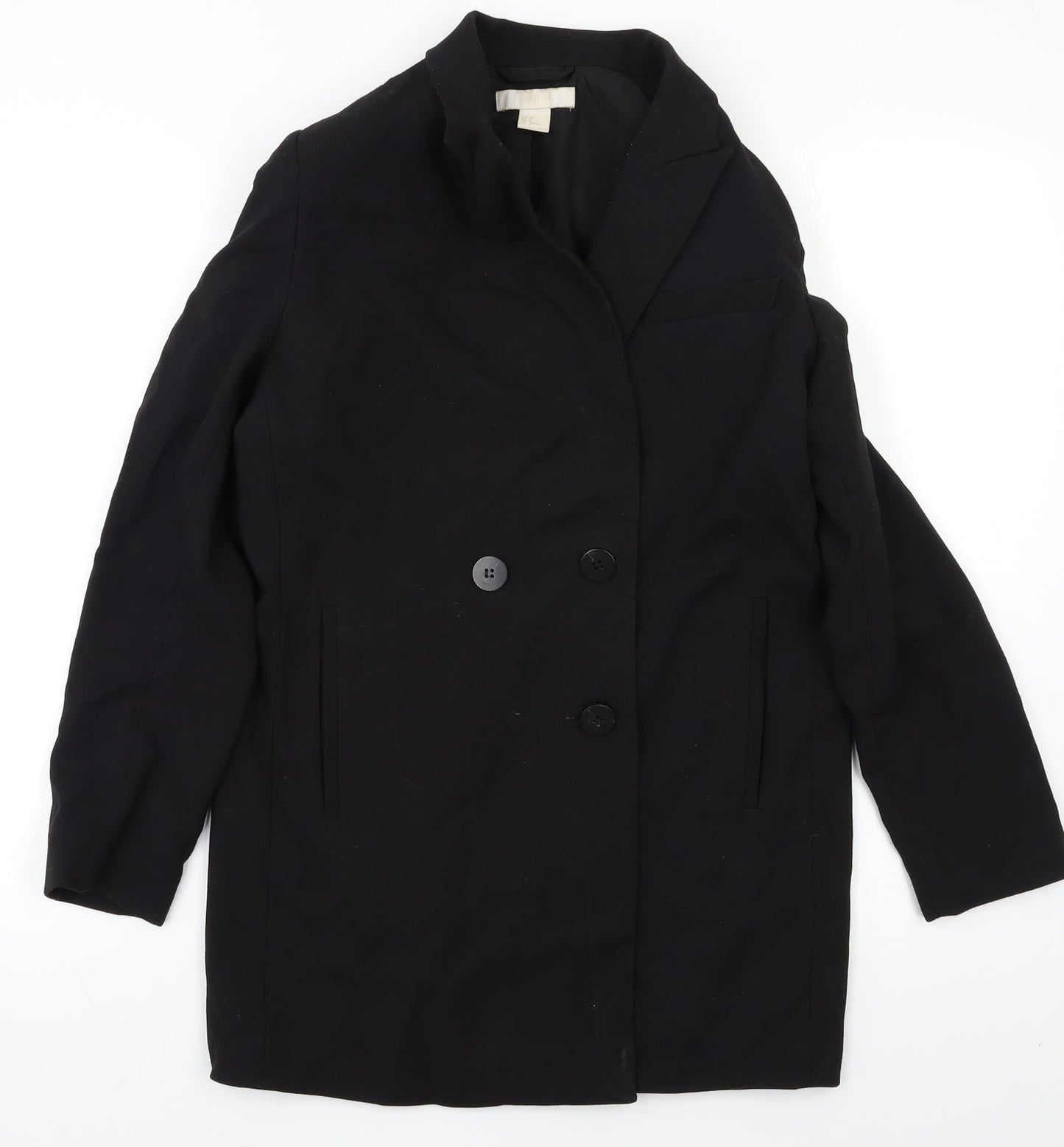Womens UK Size 8 H&M Black Gilet