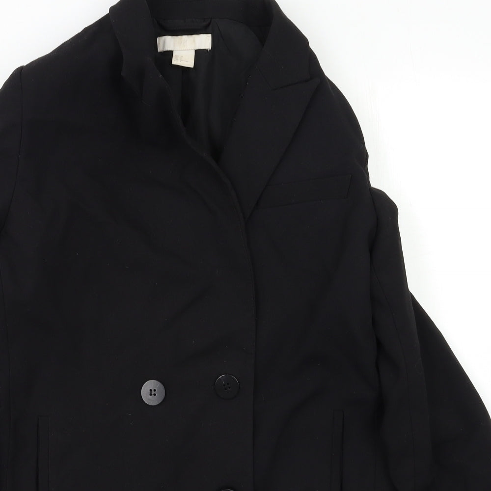 Womens UK Size 8 H&M Black Gilet