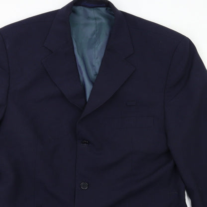 Lloyds Mens Blue Striped  Jacket Blazer Size 42