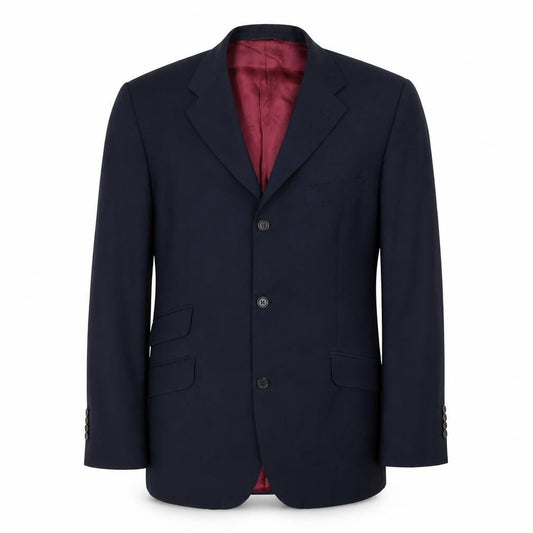 Mens UK Size L Angelico Regular Blue Suit Jacket