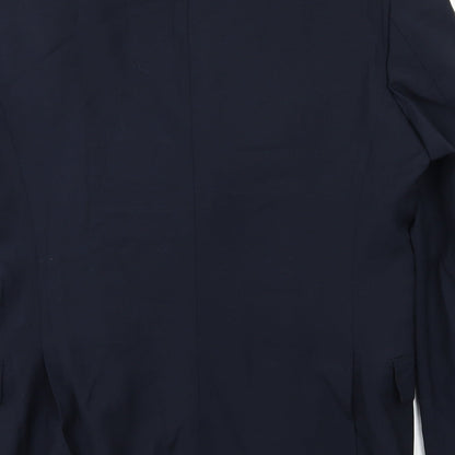 Mens UK Size L Angelico Regular Blue Suit Jacket