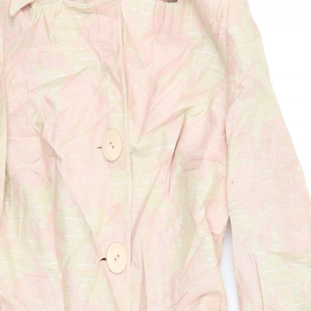 Womens UK Size 12 Wallis Beige Overcoat