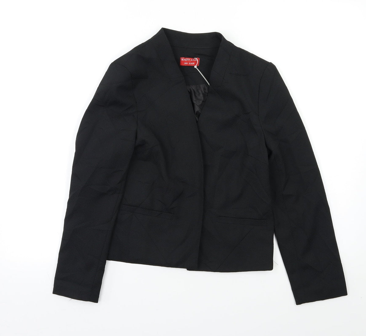 Beauty  Womens Black   Jacket Blazer Size 8