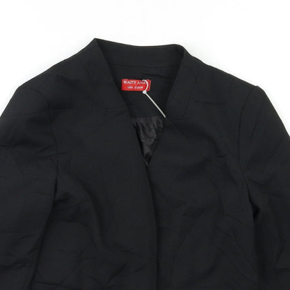 Beauty  Womens Black   Jacket Blazer Size 8