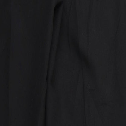 Womens UK Size 32 Preworn Regular Fit Dress Pants Black Trousers