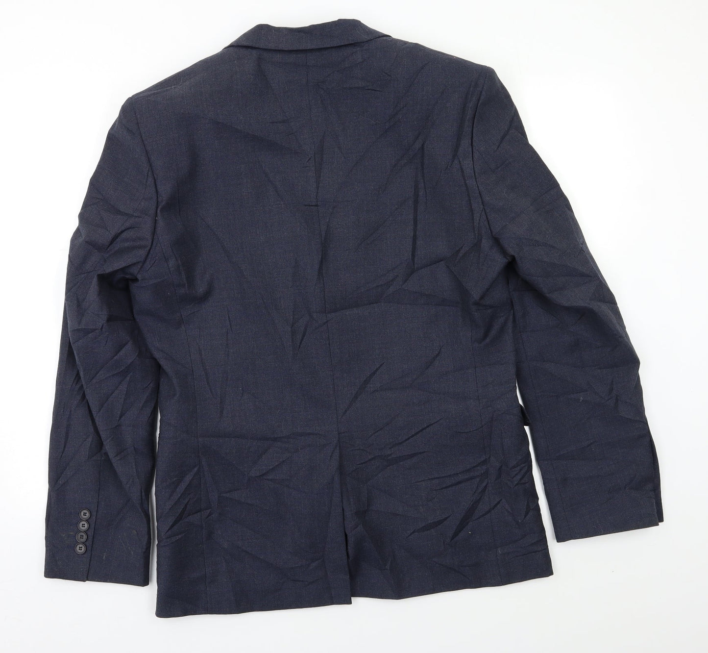 Mens UK Size 40 Cedar Wood State Regular Blue Suit Jacket