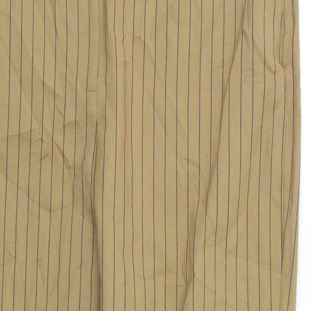 Autograph Womens Beige Striped  Dress Pants Trousers Size 20 L28 in