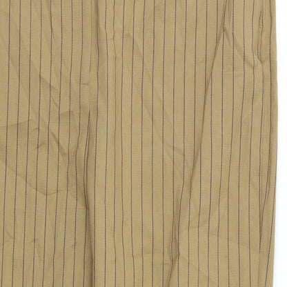 Autograph Womens Beige Striped  Dress Pants Trousers Size 20 L28 in