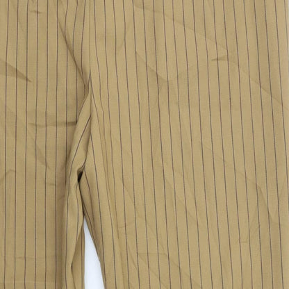 Autograph Womens Beige Striped  Dress Pants Trousers Size 20 L28 in