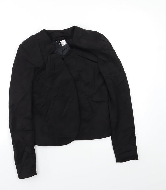 Womens UK Size S H&M Black Jacket