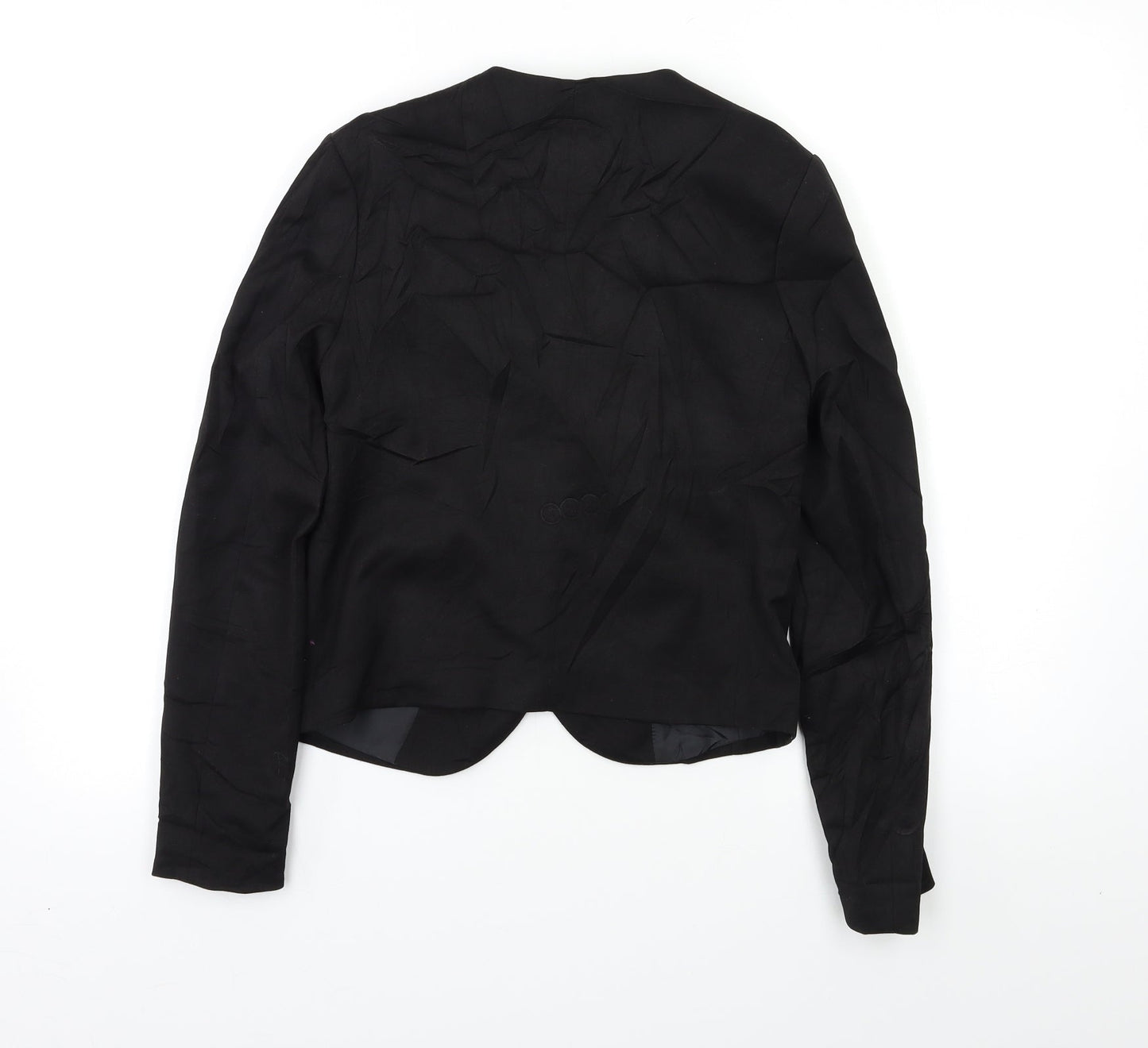 Womens UK Size S H&M Black Jacket