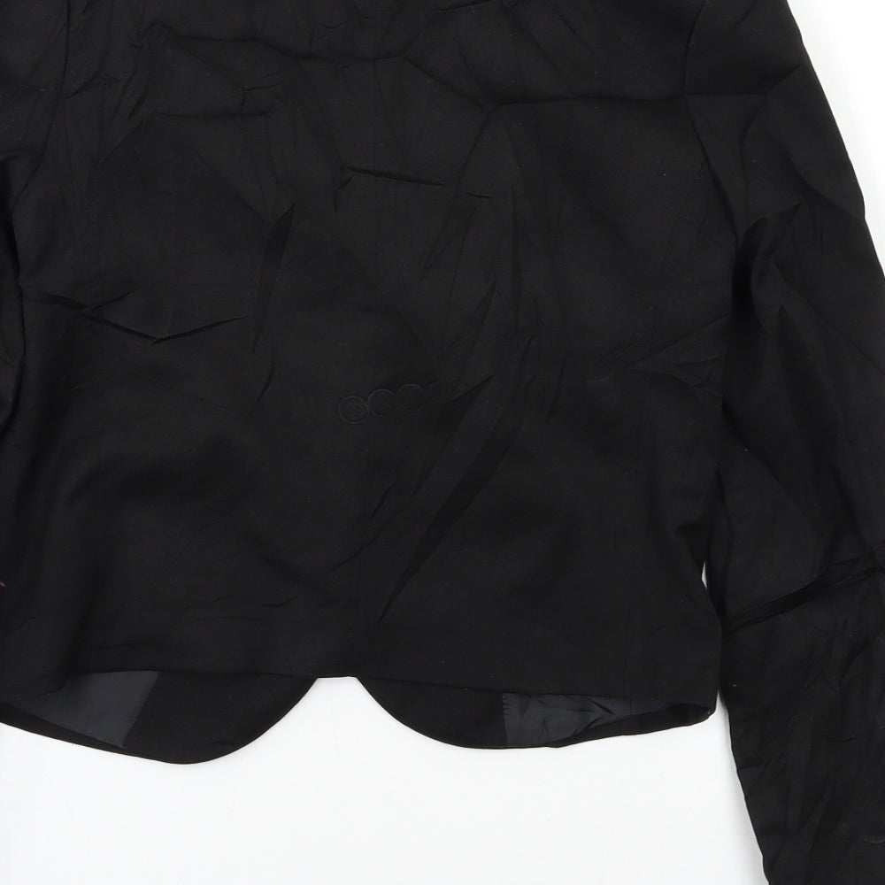 Womens UK Size S H&M Black Jacket
