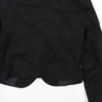 Womens UK Size S H&M Black Jacket